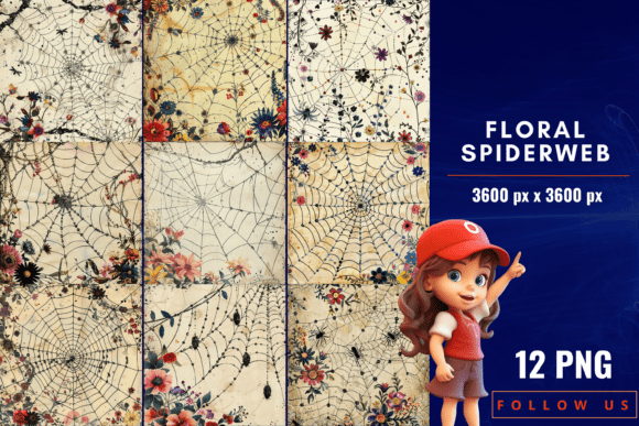 Download Floral Spiderweb Junk Journal - Premium Resources